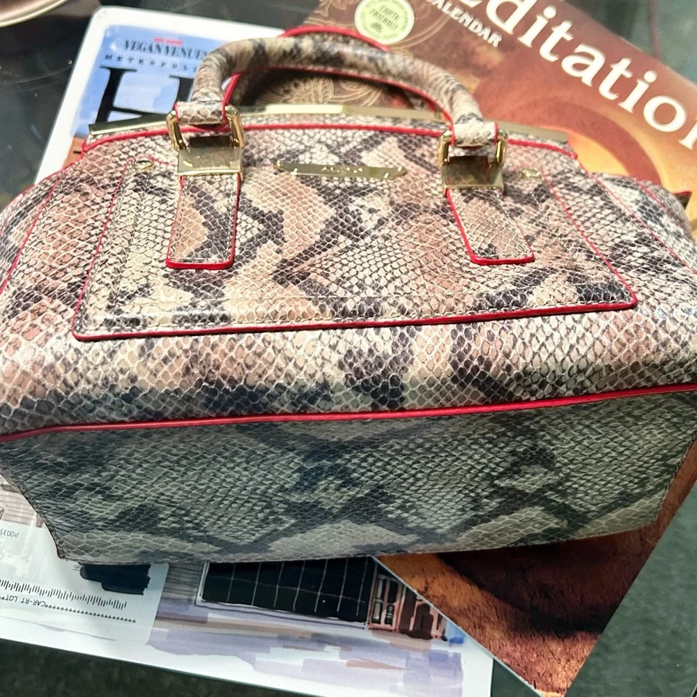 Faux Python Mini Handbag - Picture 4 of 9
